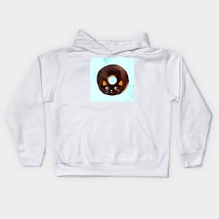 Chocolate Cat Donut Kids Hoodie